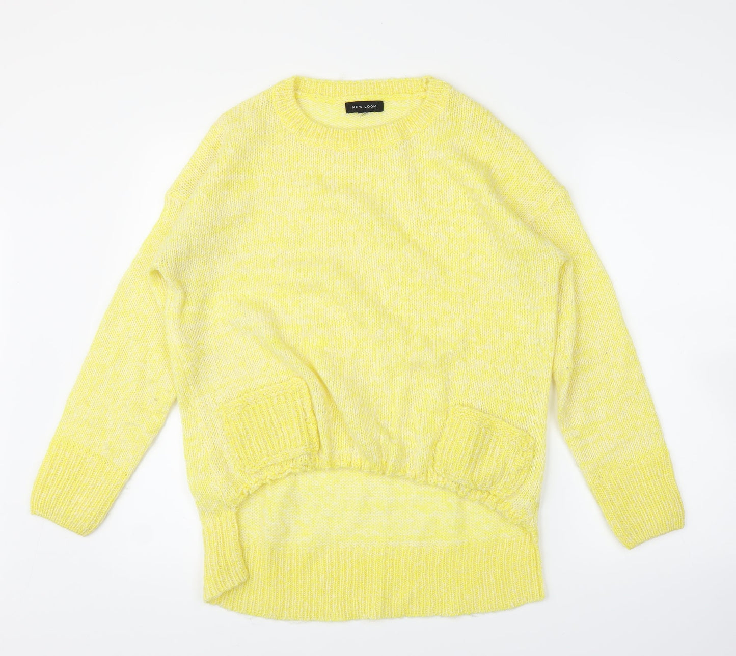 New Look Womens Yellow   Pullover Jumper Size M