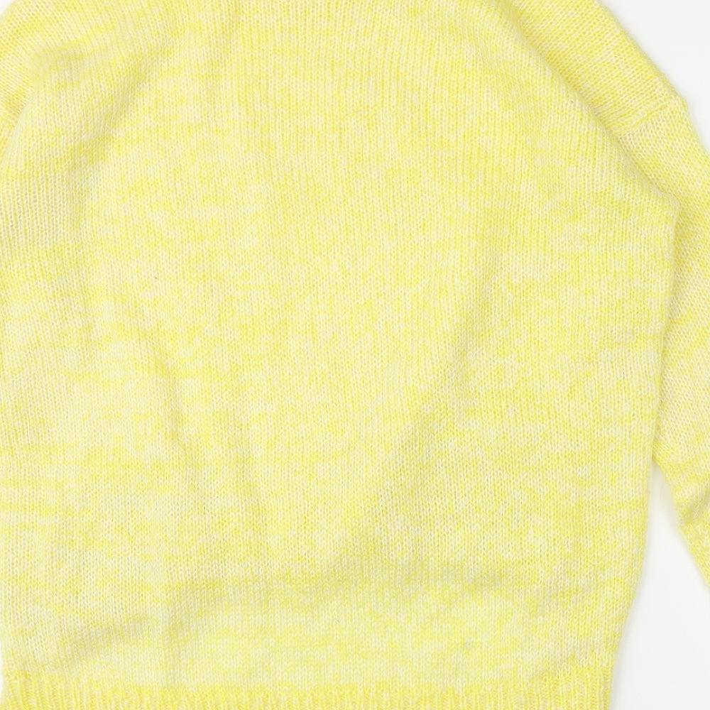 New Look Womens Yellow   Pullover Jumper Size M