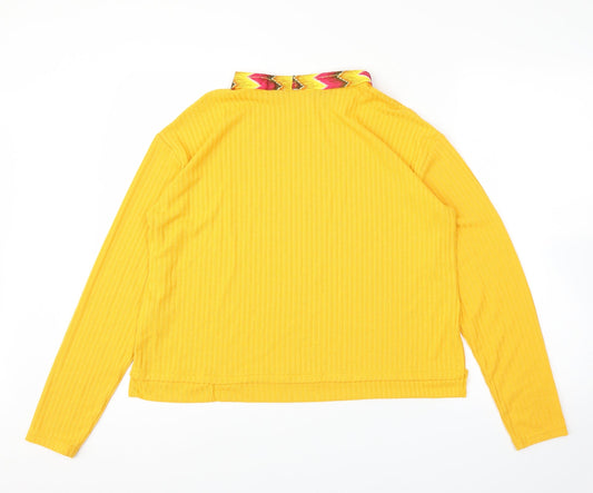Preworn Womens Yellow   Basic Blouse Size L