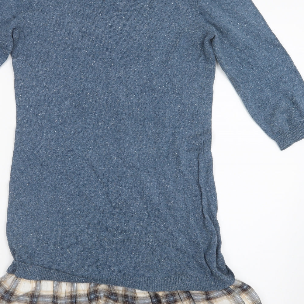 NEXT Womens Blue  Knit Pullover Jumper Size 10
