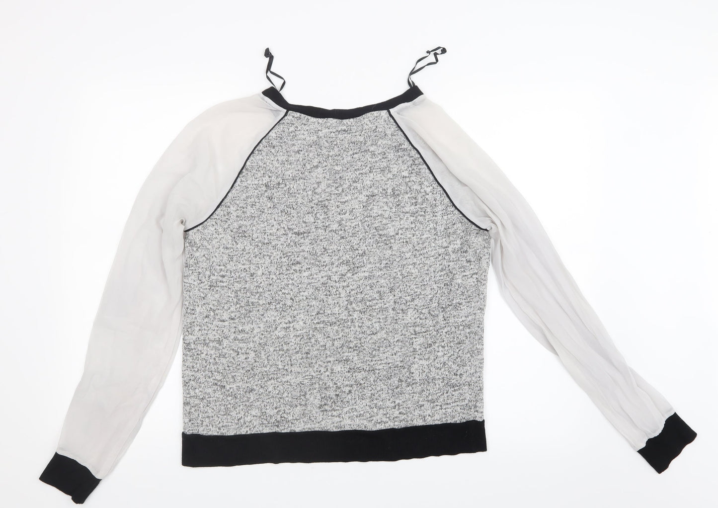 Autograph Womens Grey  Knit Pullover Jumper Size 12