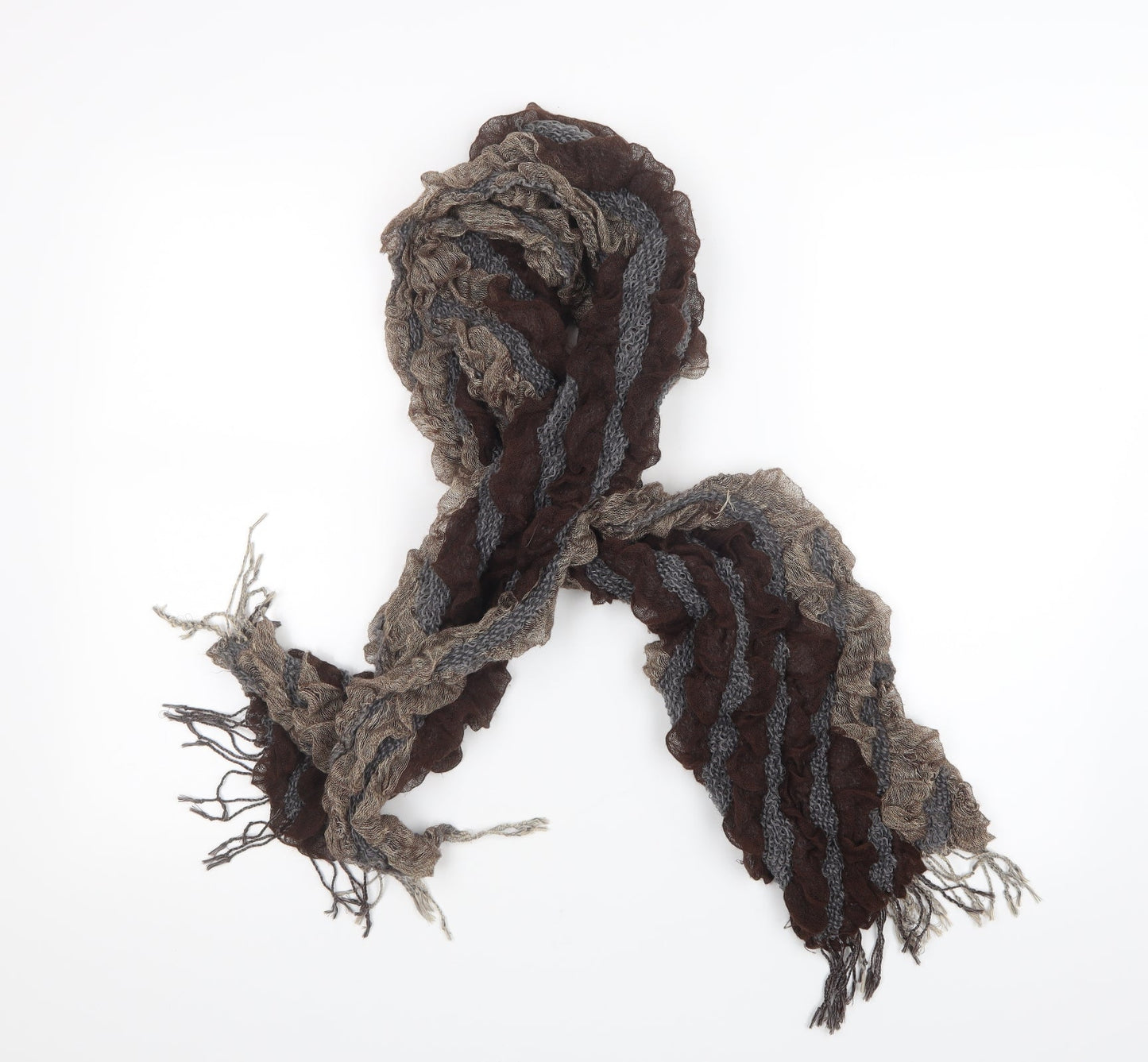 Preworn Womens Brown    Scarf