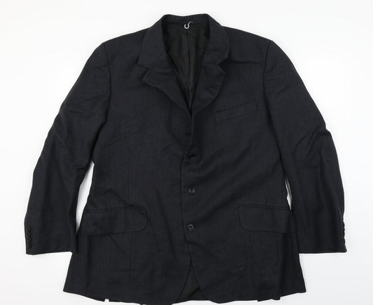 e.r hayward Mens Black   Jacket Blazer Size 38