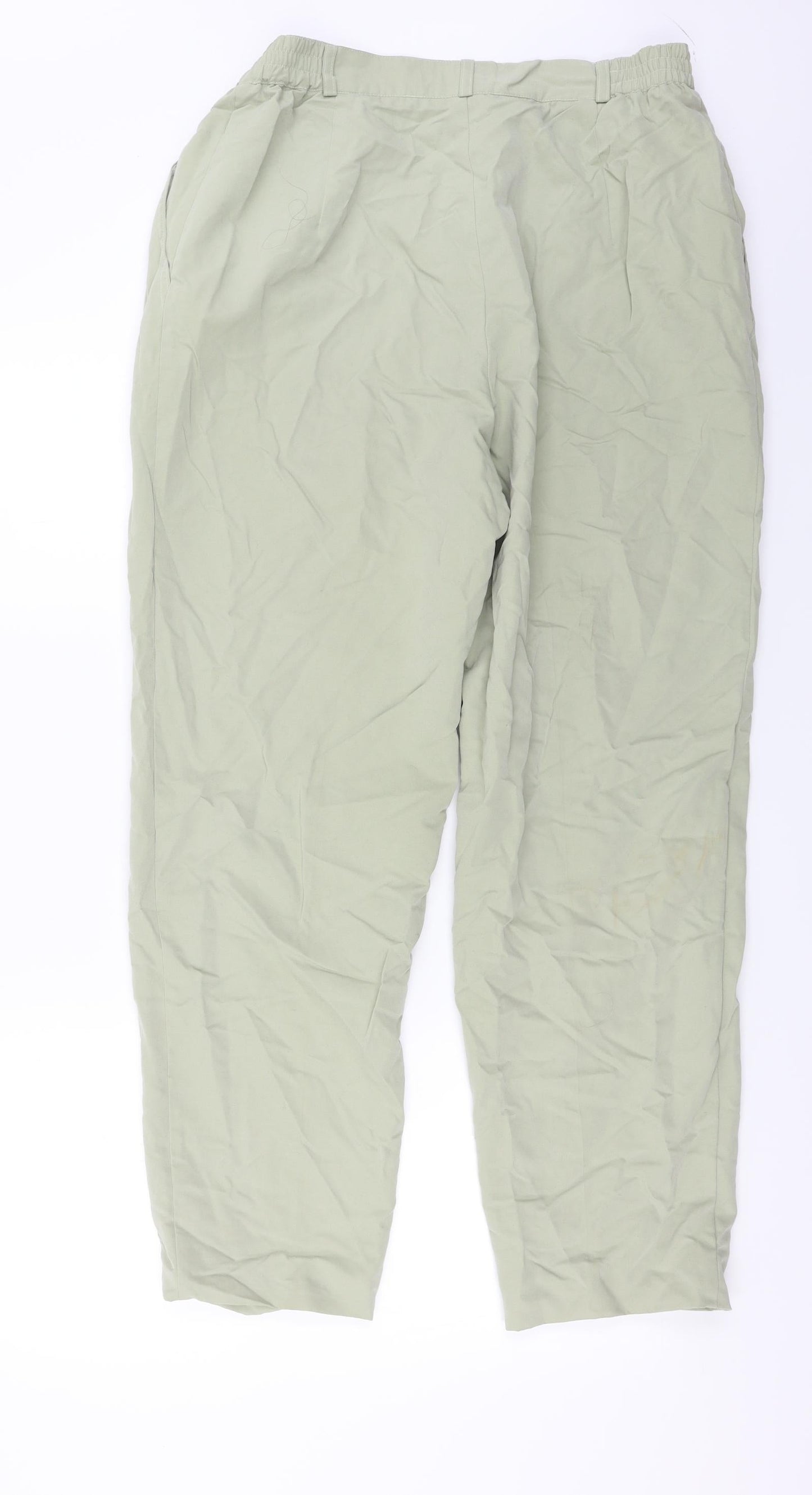 Preworn  Womens Green   Trousers  Size 18 L26 in