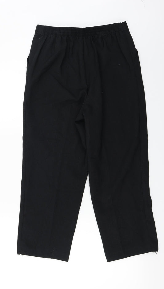 Marks and Spencer  Womens Black   Trousers  Size 10 L22 in