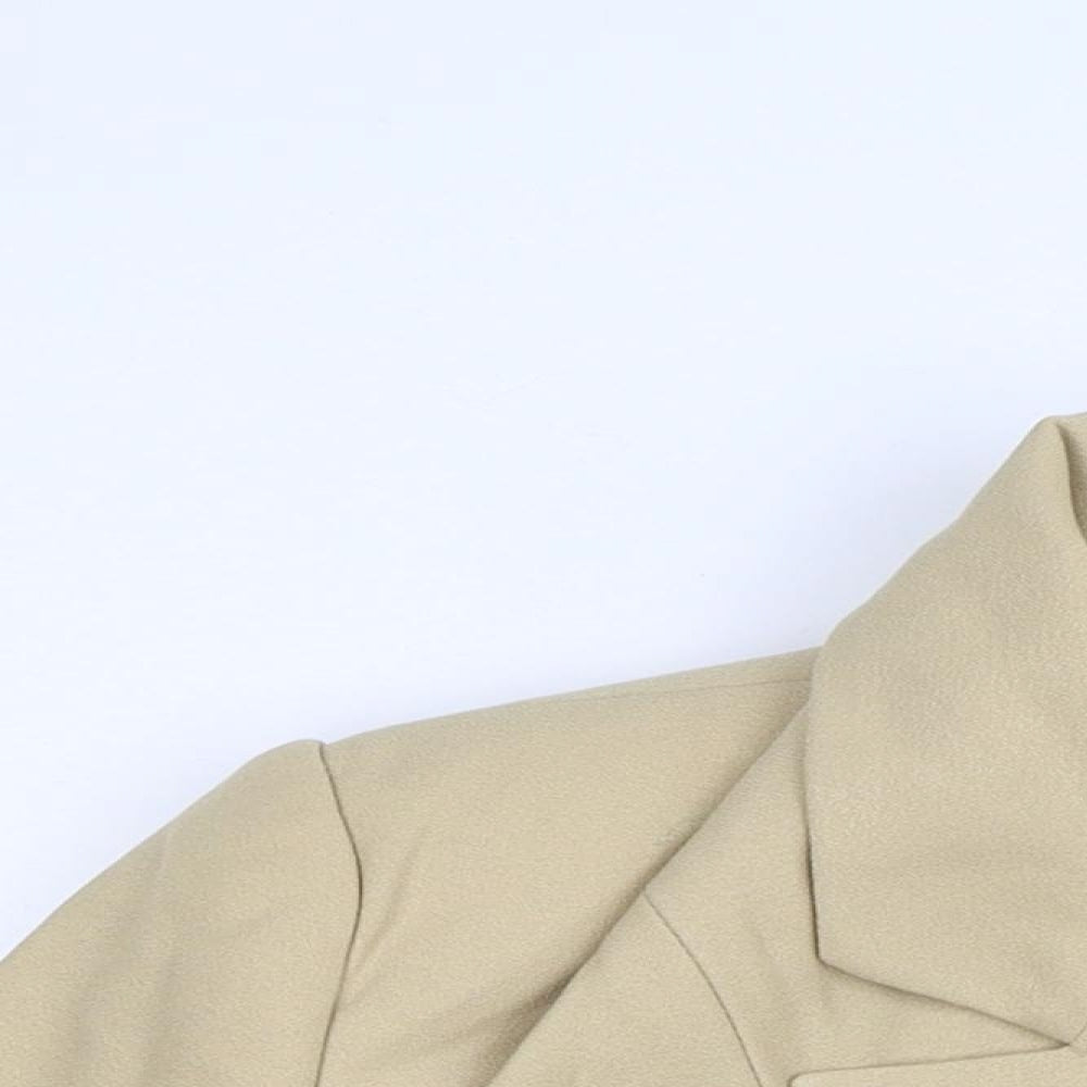 Preworn Womens Beige   Jacket Blazer Size 20