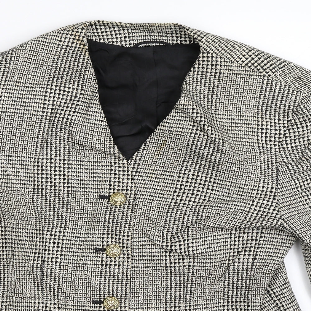 St Michael Womens Black   Jacket Blazer Size 10