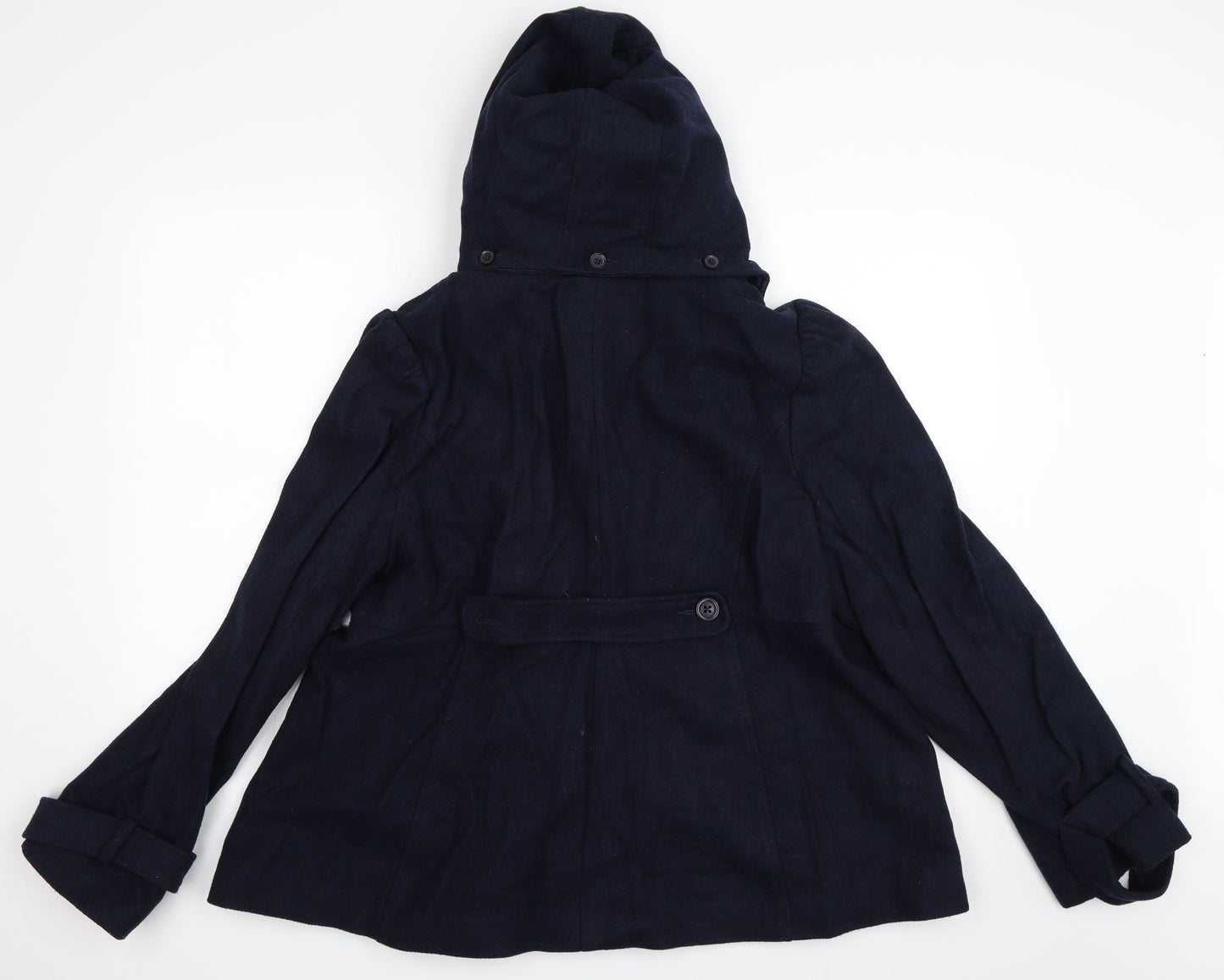 New Look Womens Blue   Overcoat Coat Size 18