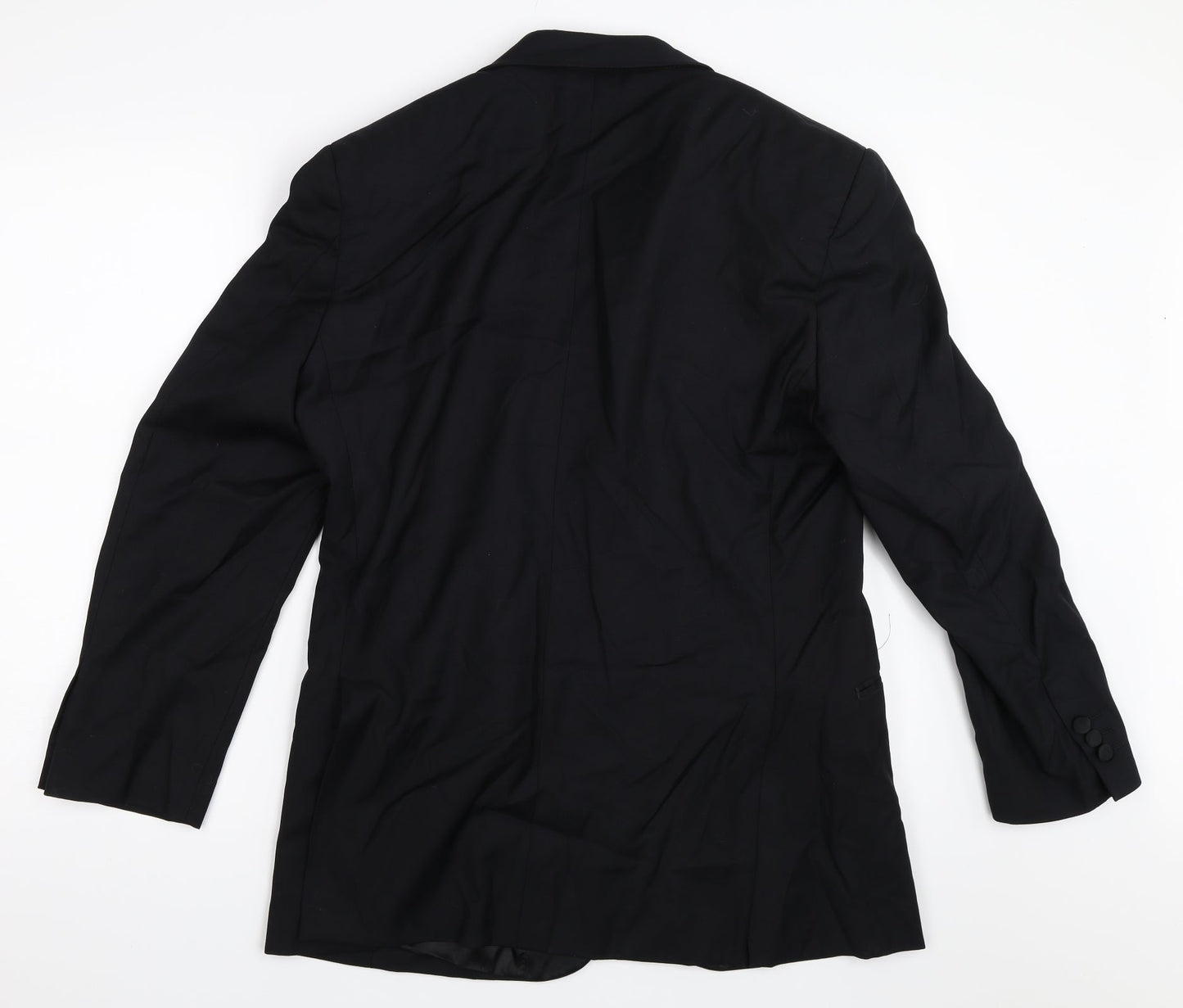 Preworn Mens Black   Jacket Blazer Size 38
