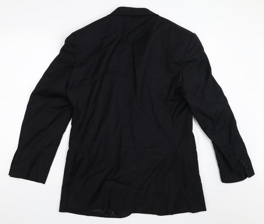 Preworn Mens Black   Jacket Blazer Size 38