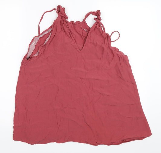 Warehouse Womens Pink   Basic Blouse Size 14