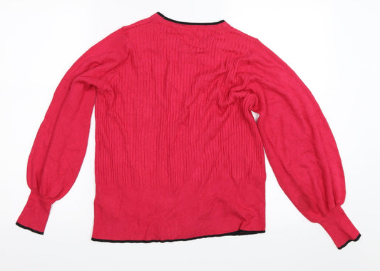 Marks and Spencer Womens Pink   Pullover Jumper Size 14