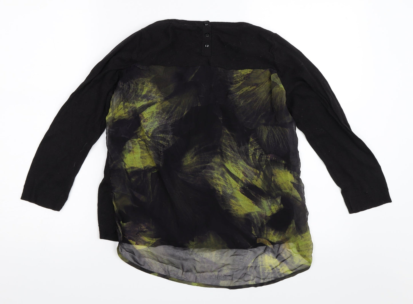 Autograph Womens Black   Pullover Jumper Size 10