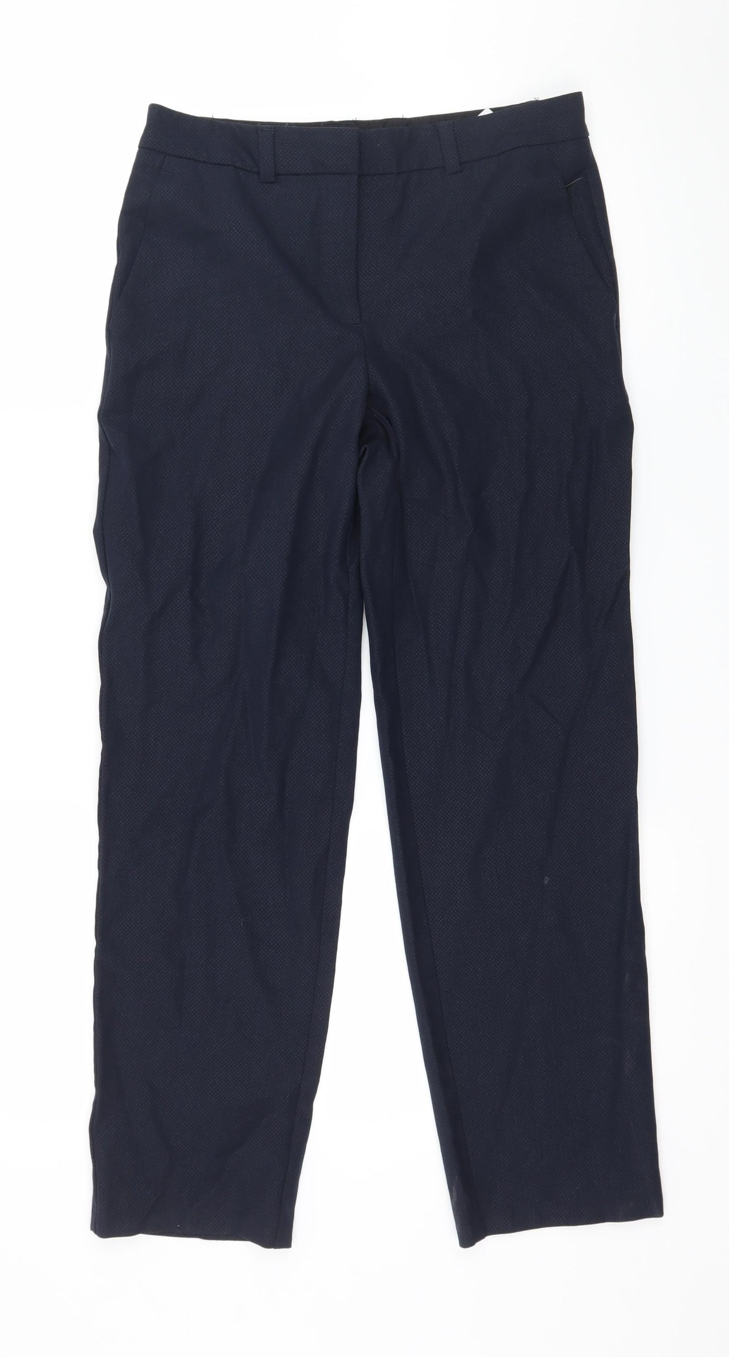 Marks and Spencer Womens Blue   Trousers  Size 8 L27 in