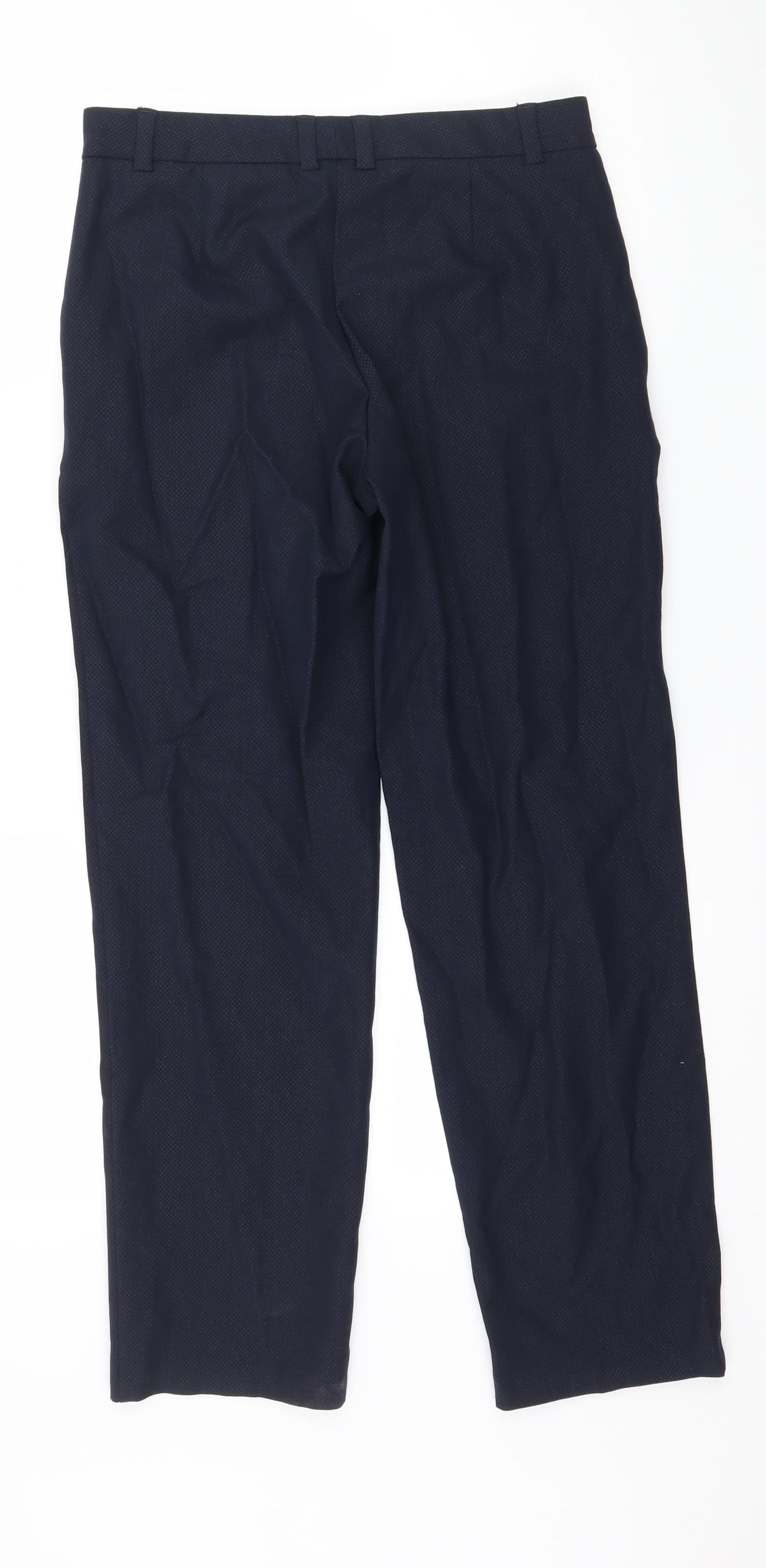 Marks and Spencer Womens Blue   Trousers  Size 8 L27 in
