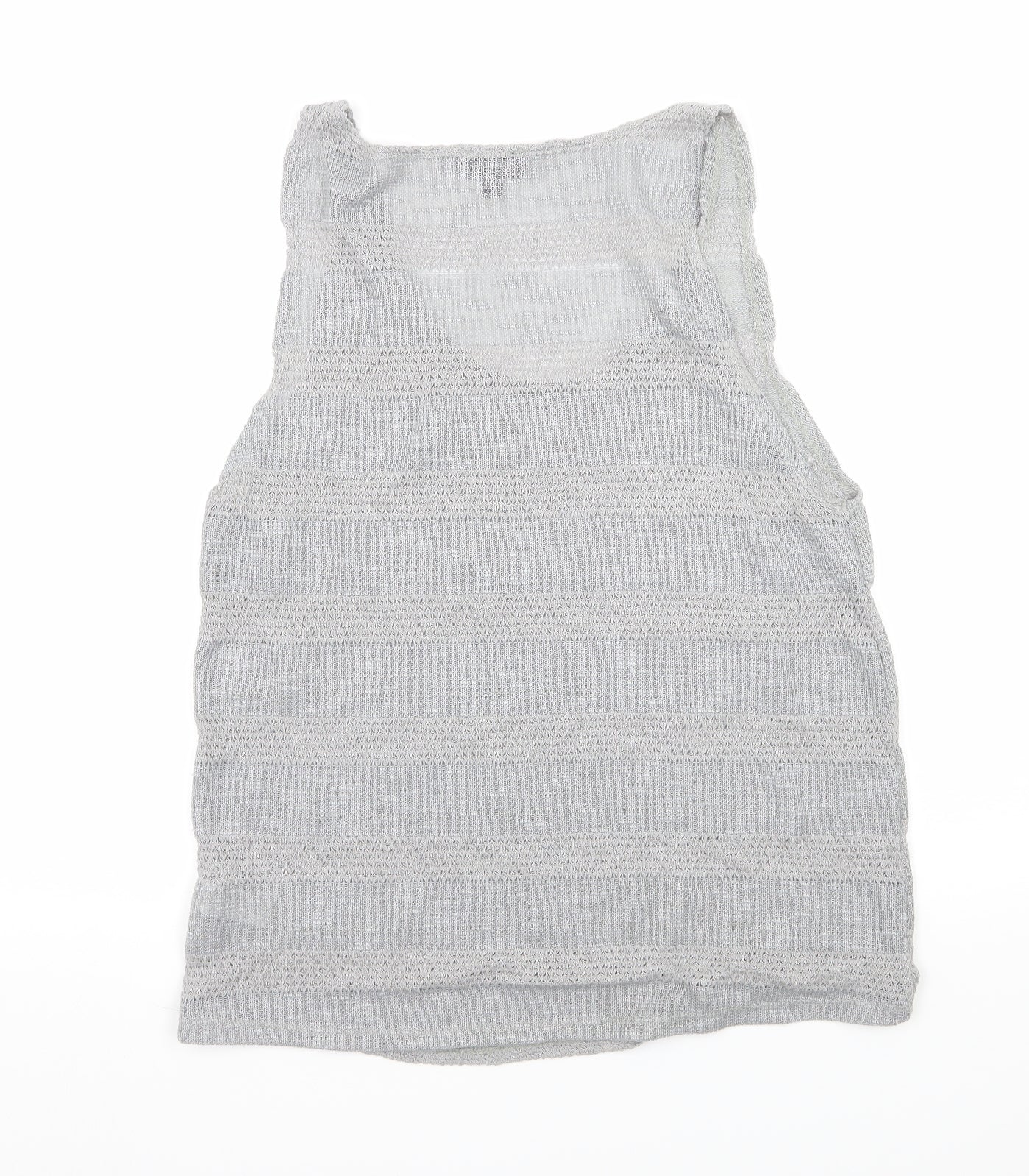 Topshop Womens Green  Knit Basic Tank Size 14