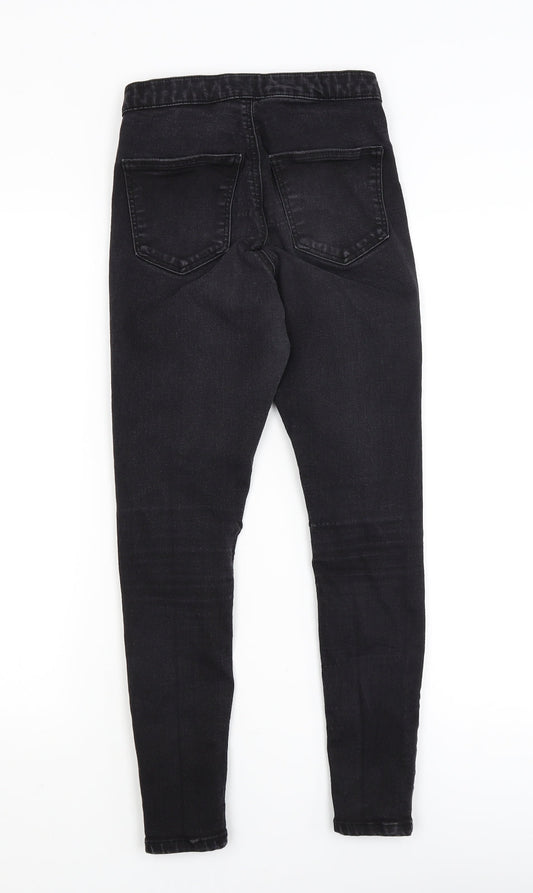 Topshop Womens Black   Skinny Jeans Size 6 L24 in