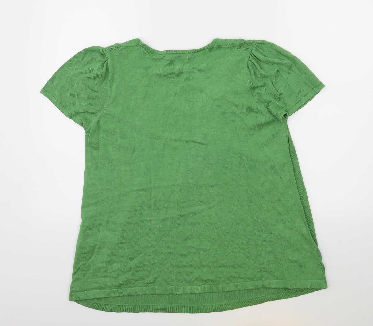Marks and Spencer Womens Green  Knit Pullover Jumper Size 18