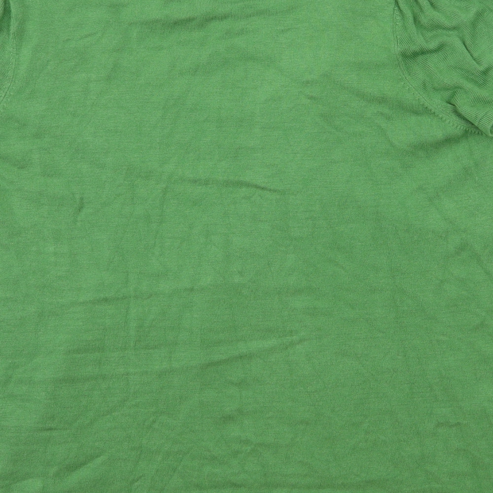 Marks and Spencer Womens Green  Knit Pullover Jumper Size 18