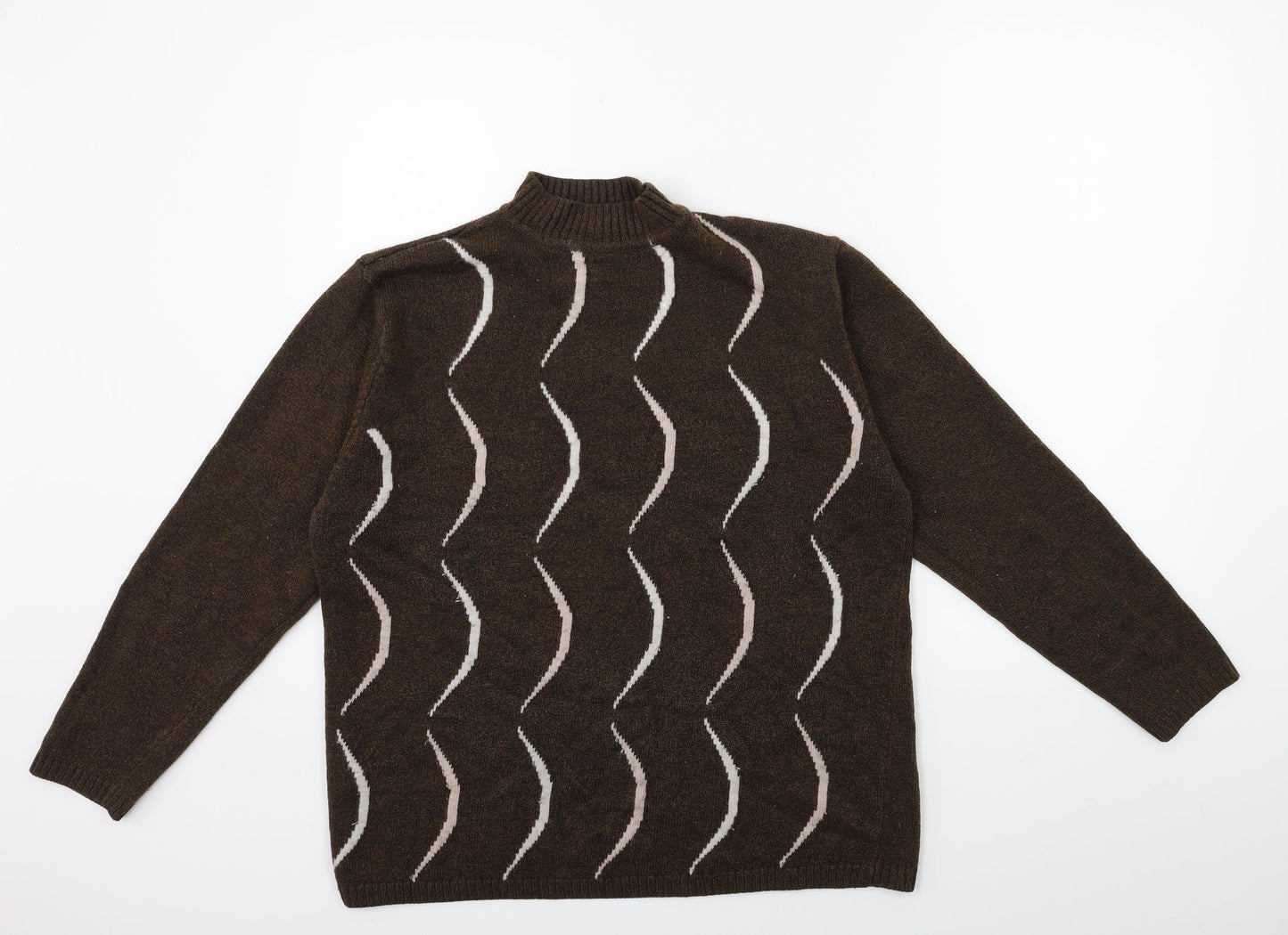 Preworn Womens Brown   Pullover Jumper Size 14