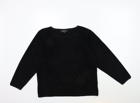 Impact Womens Blue  Knit Pullover Jumper Size M