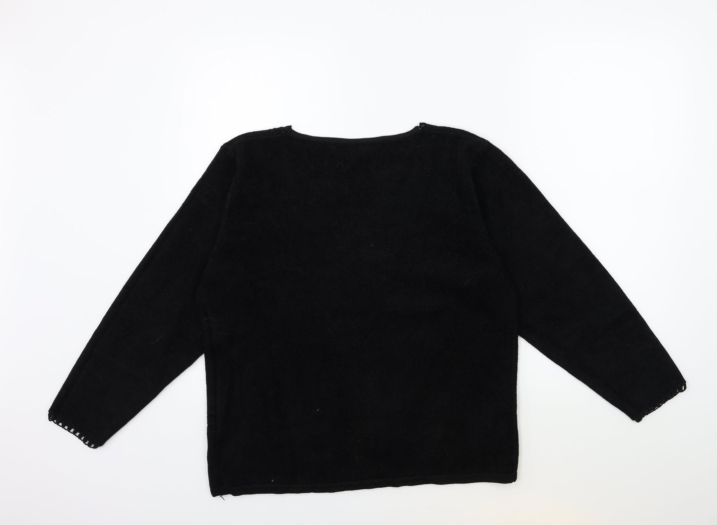 Impact Womens Blue  Knit Pullover Jumper Size M