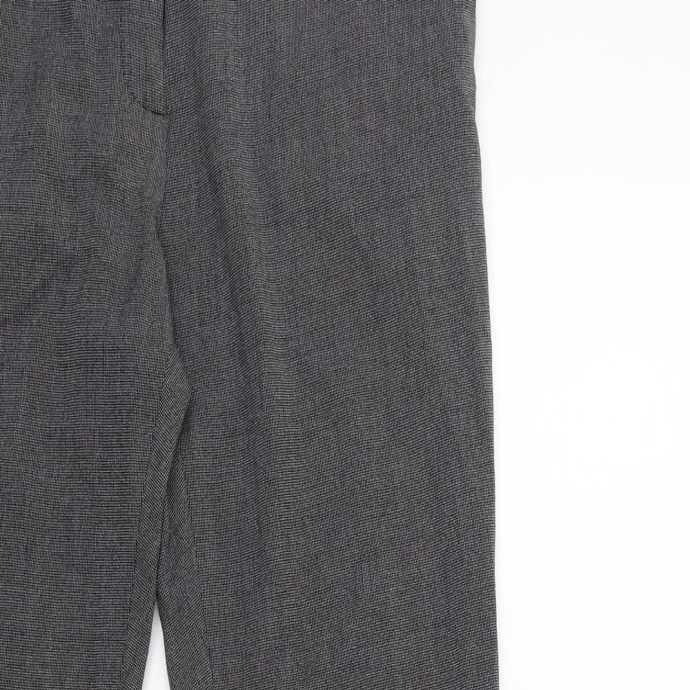 H&M Womens Black   Trousers  Size 10 L28 in