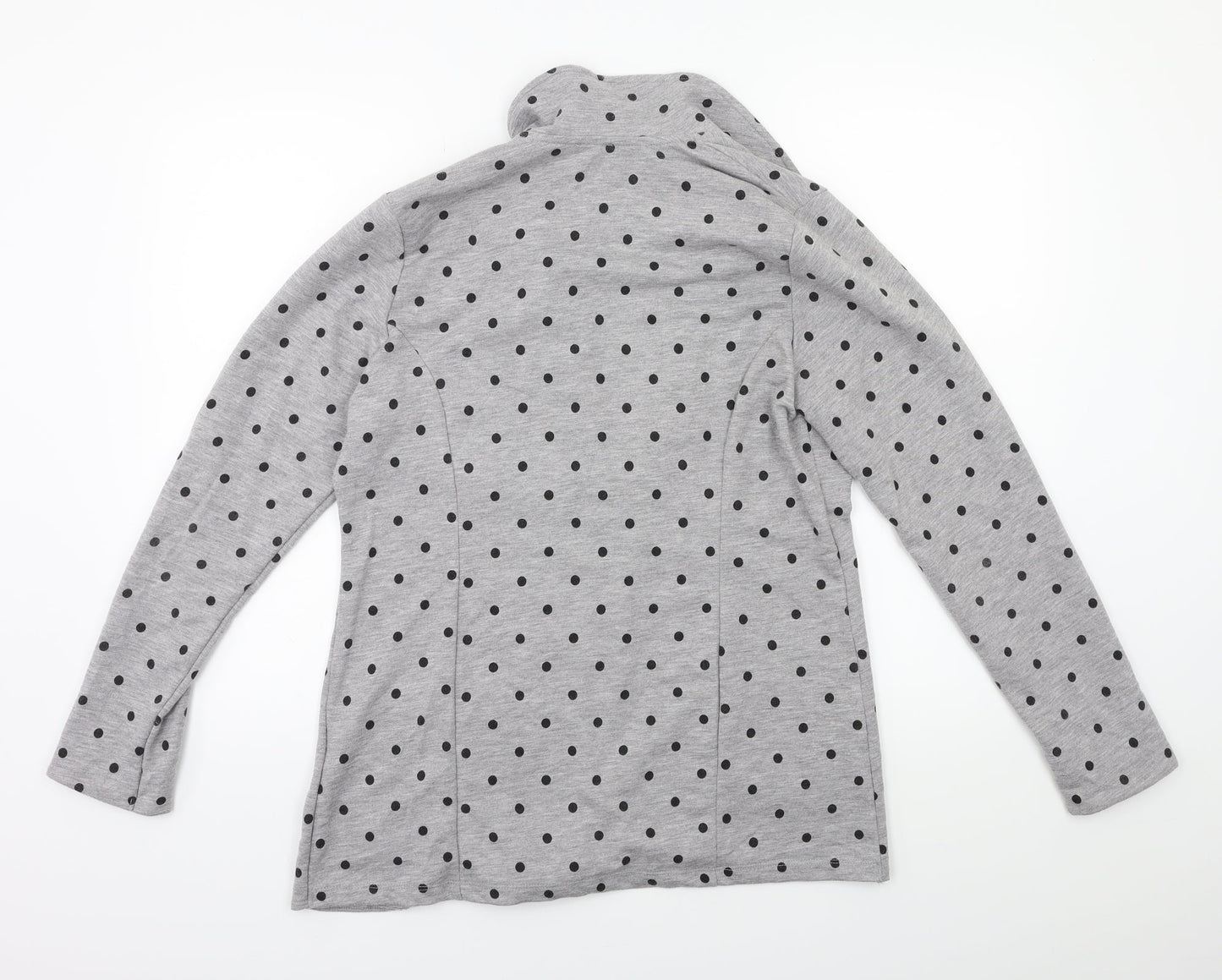 TG Womens Grey Polka Dot  Jacket Blazer Size 14