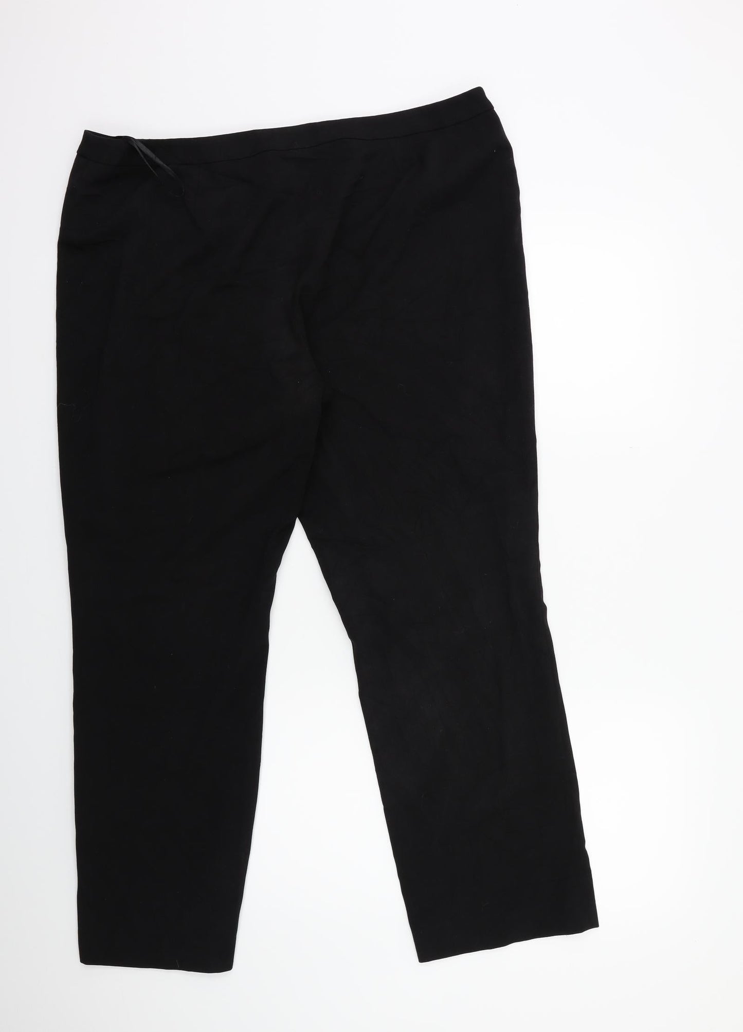 EWM Womens Black   Trousers  Size 20 L28 in