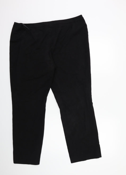EWM Womens Black   Trousers  Size 20 L28 in