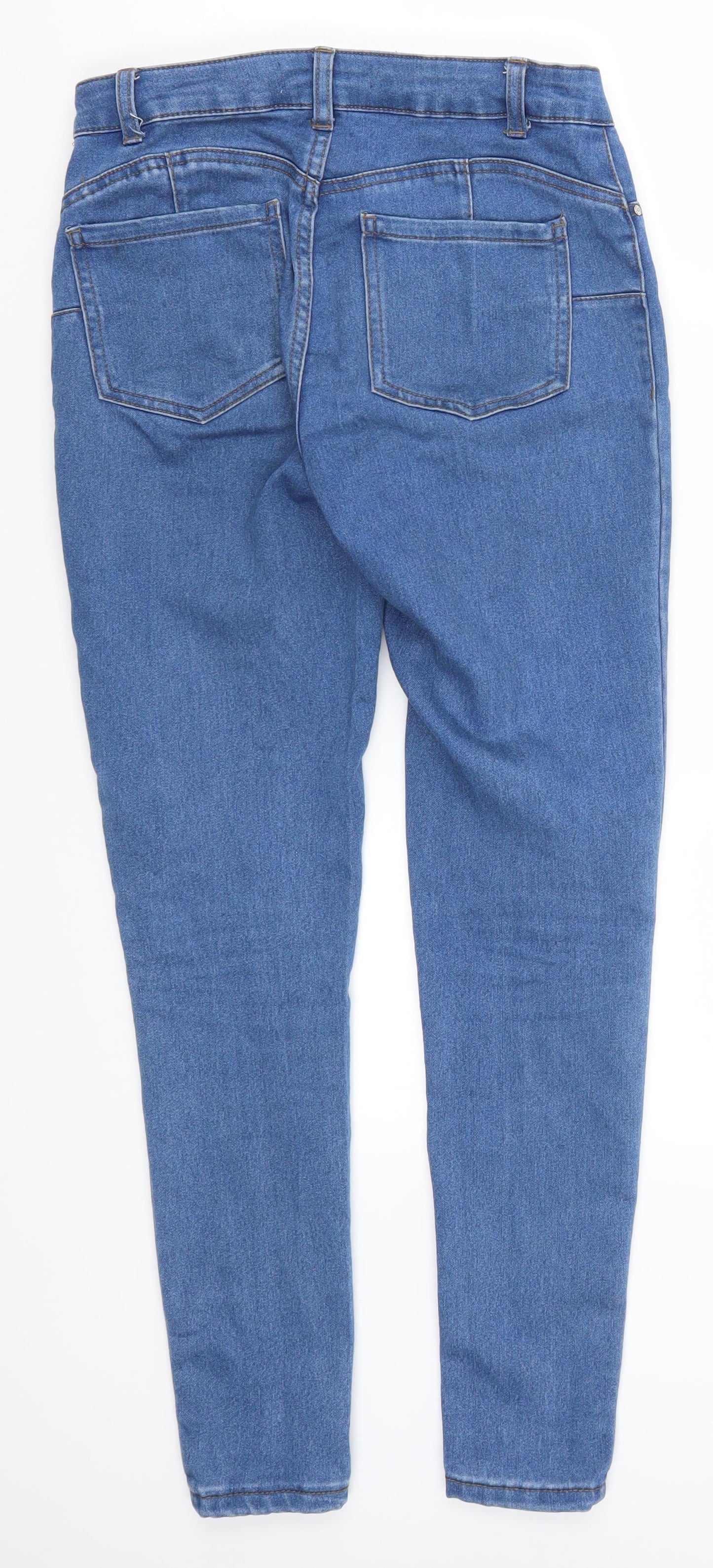 Denim Co Womens Blue  Denim Skinny Jeans Size 12 L27 in