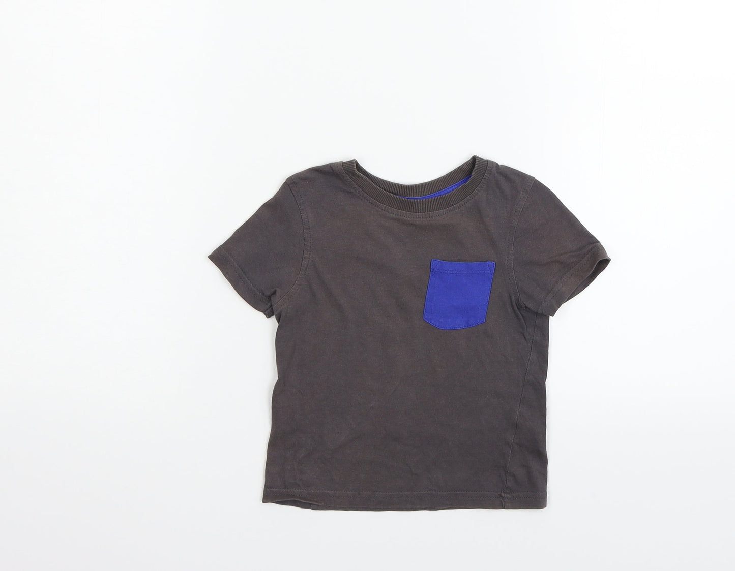 George Boys Grey   Basic T-Shirt Size 12-18 Months