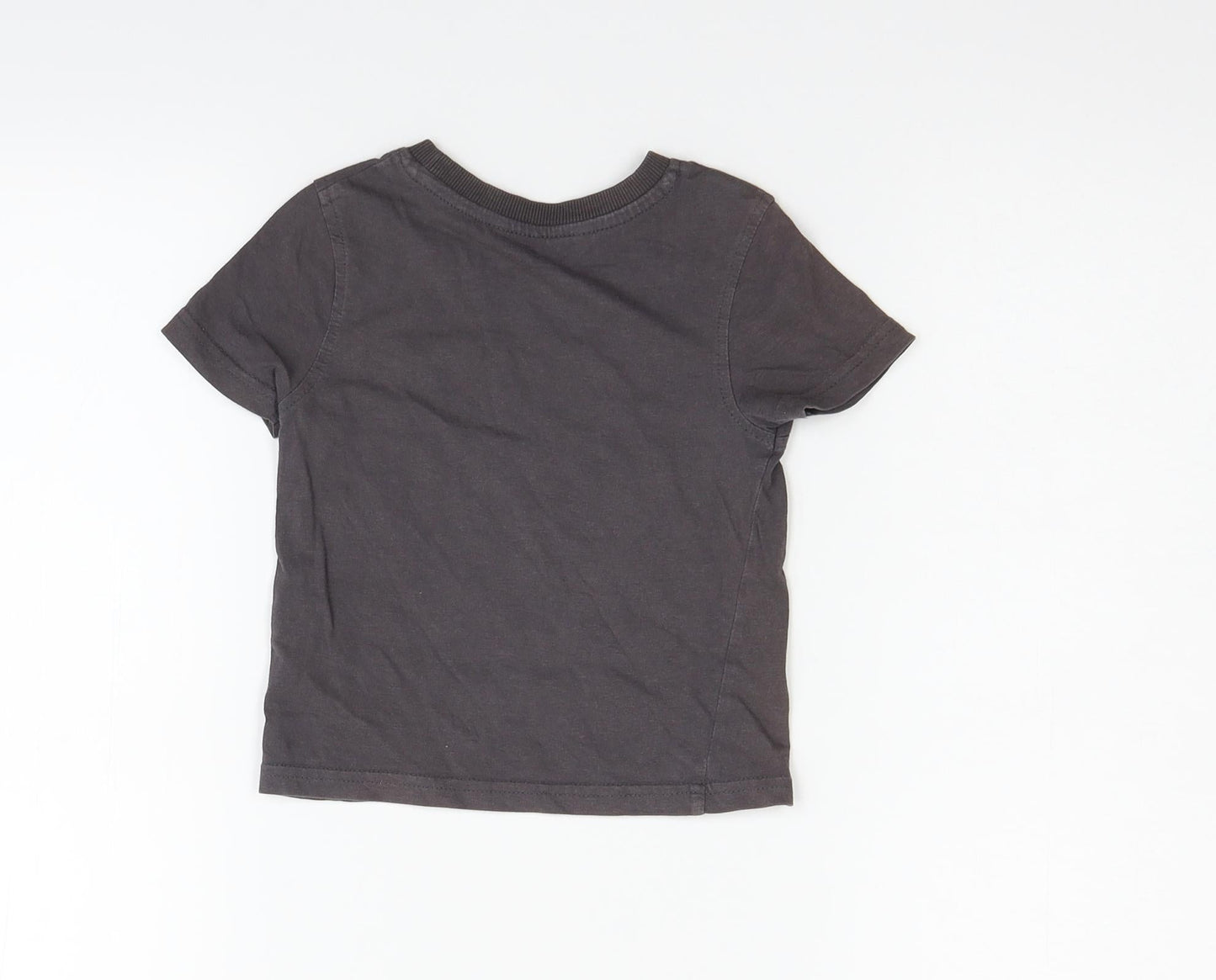 George Boys Grey   Basic T-Shirt Size 12-18 Months