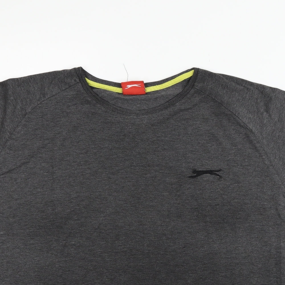 Slazenger Womens Grey   Basic T-Shirt Size XL