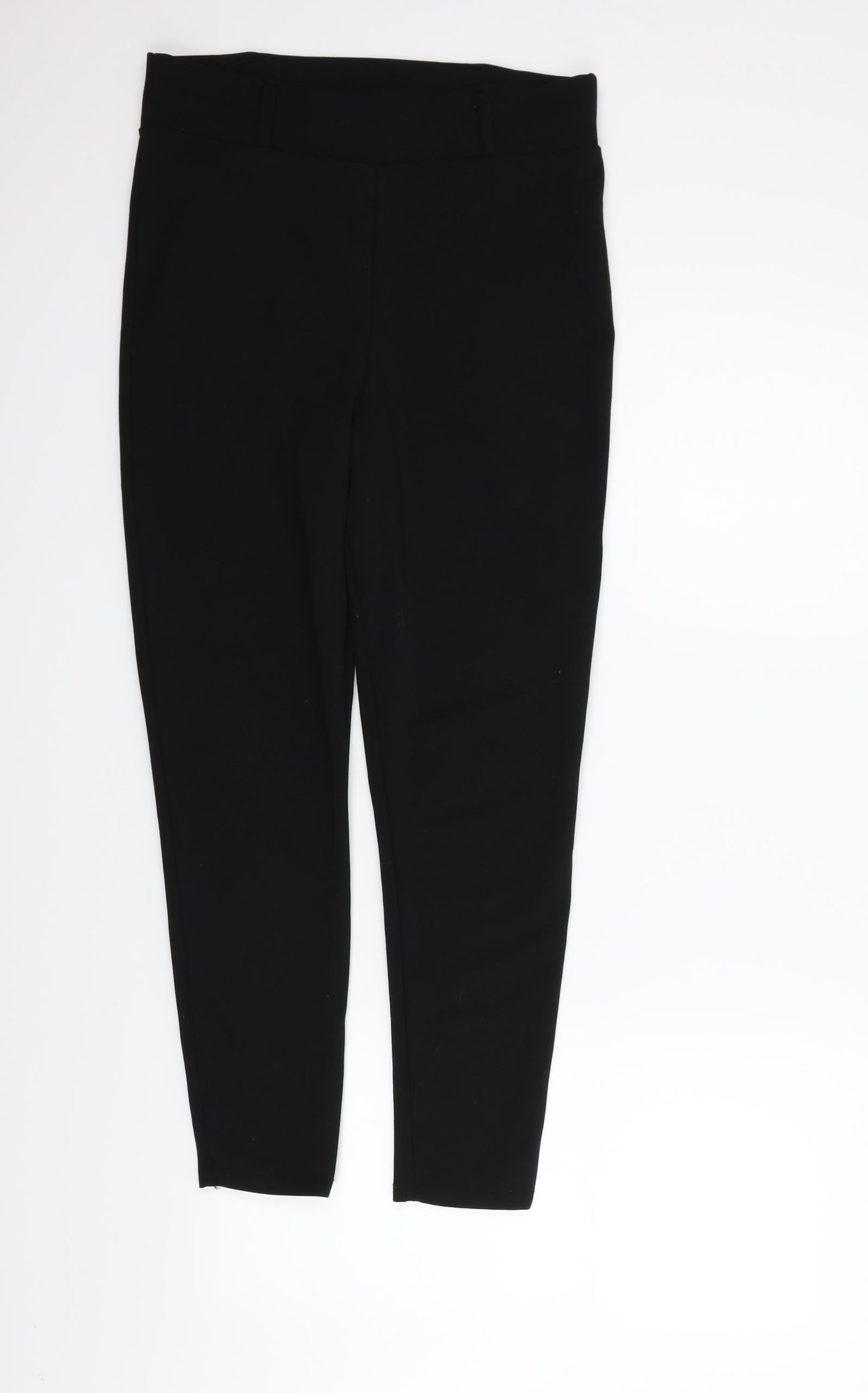 PRETTYLITTLETHING Womens Black   Jegging Trousers Size 12 L24 in