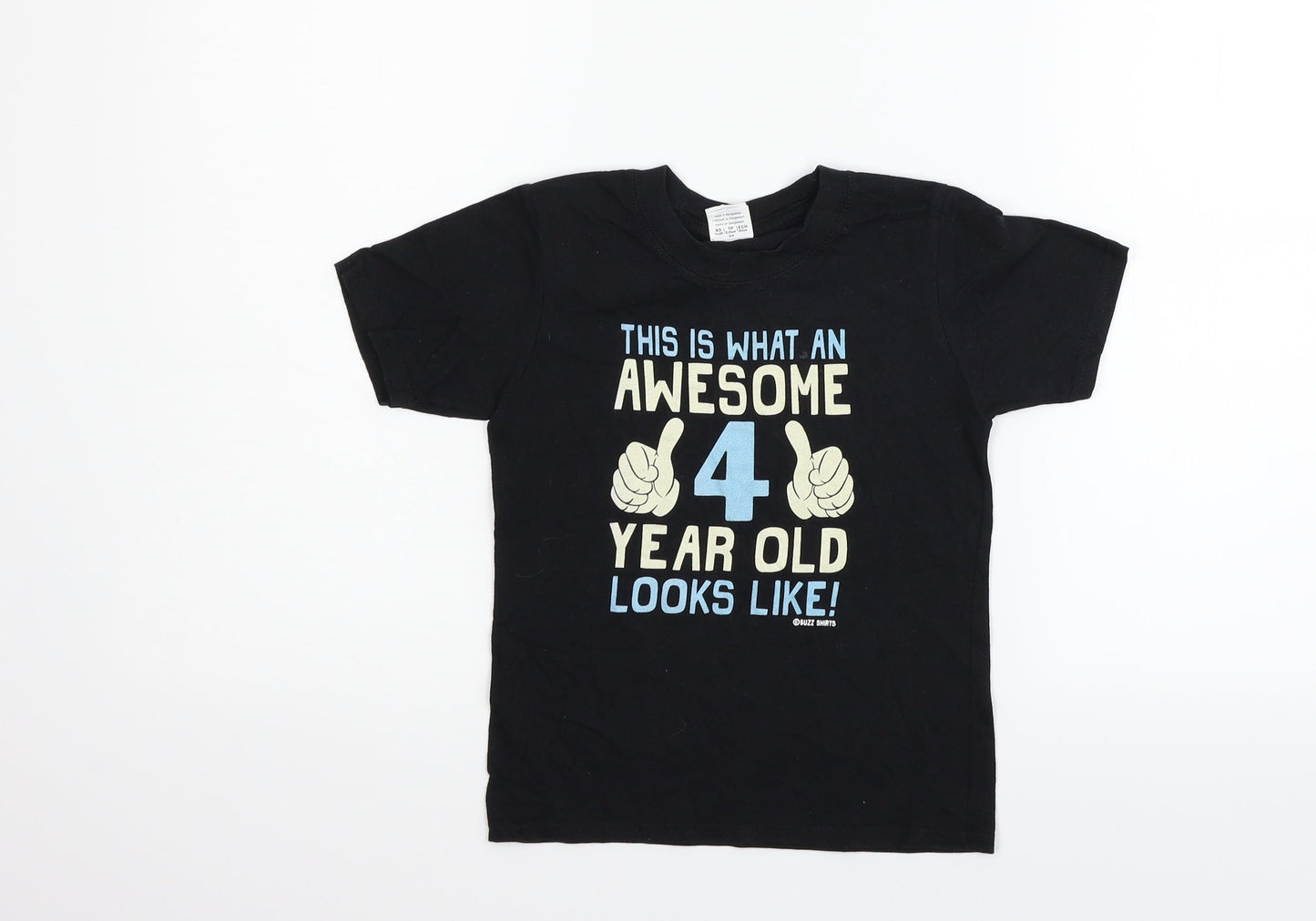Gildan Boys Black   Basic T-Shirt Size XS  - awesome