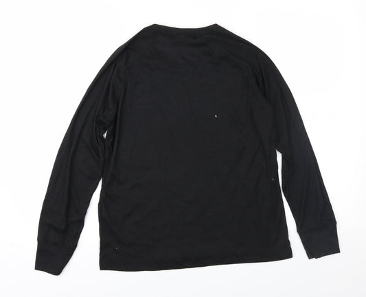 Board Angels Womens Black   Basic T-Shirt Size 14