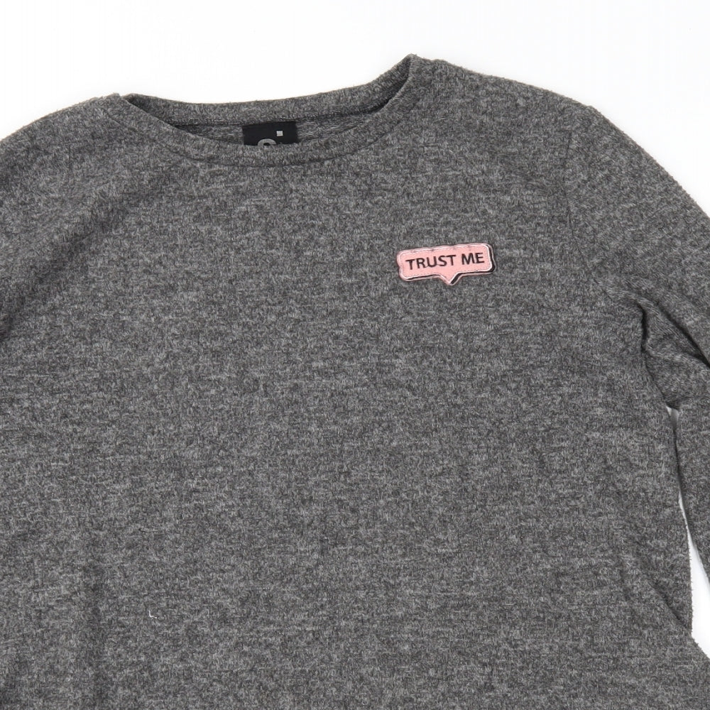 Sinsay Womens Grey   Pullover Jumper Size S