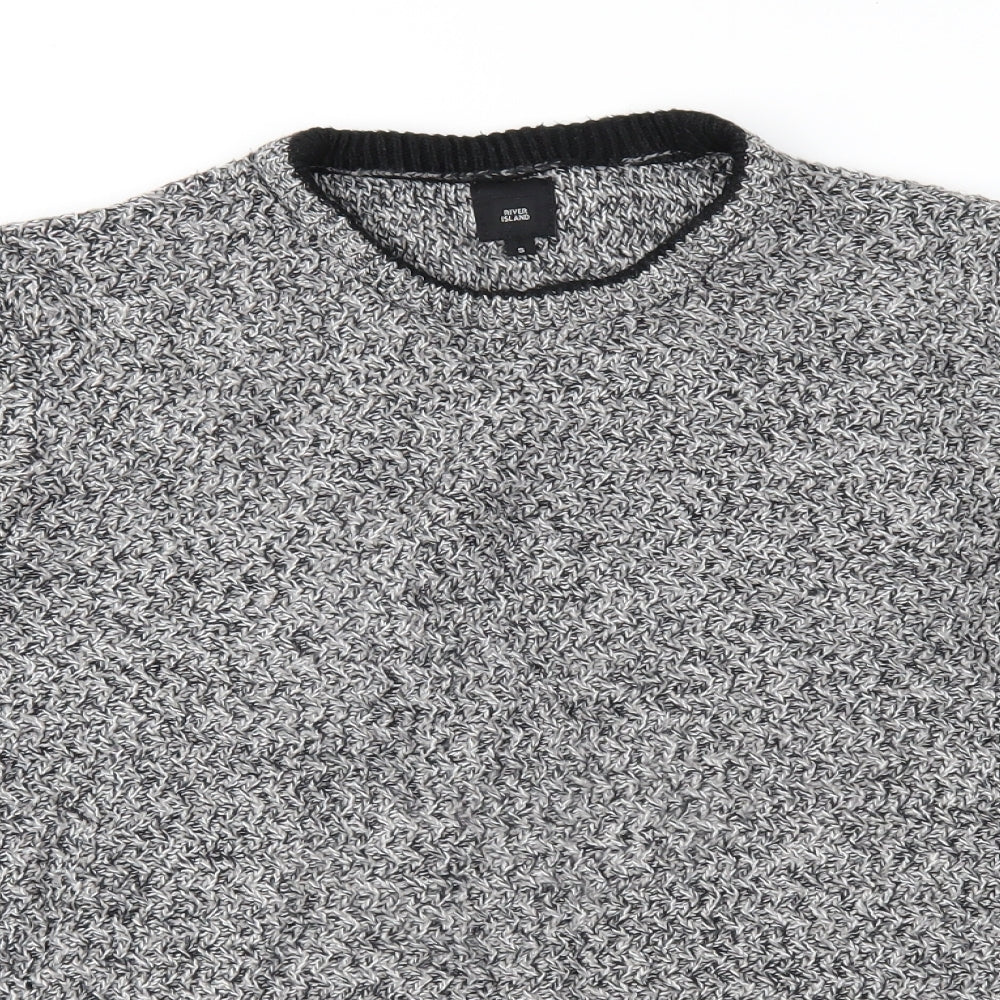 River Island Womens Grey   Pullover Jumper Size S