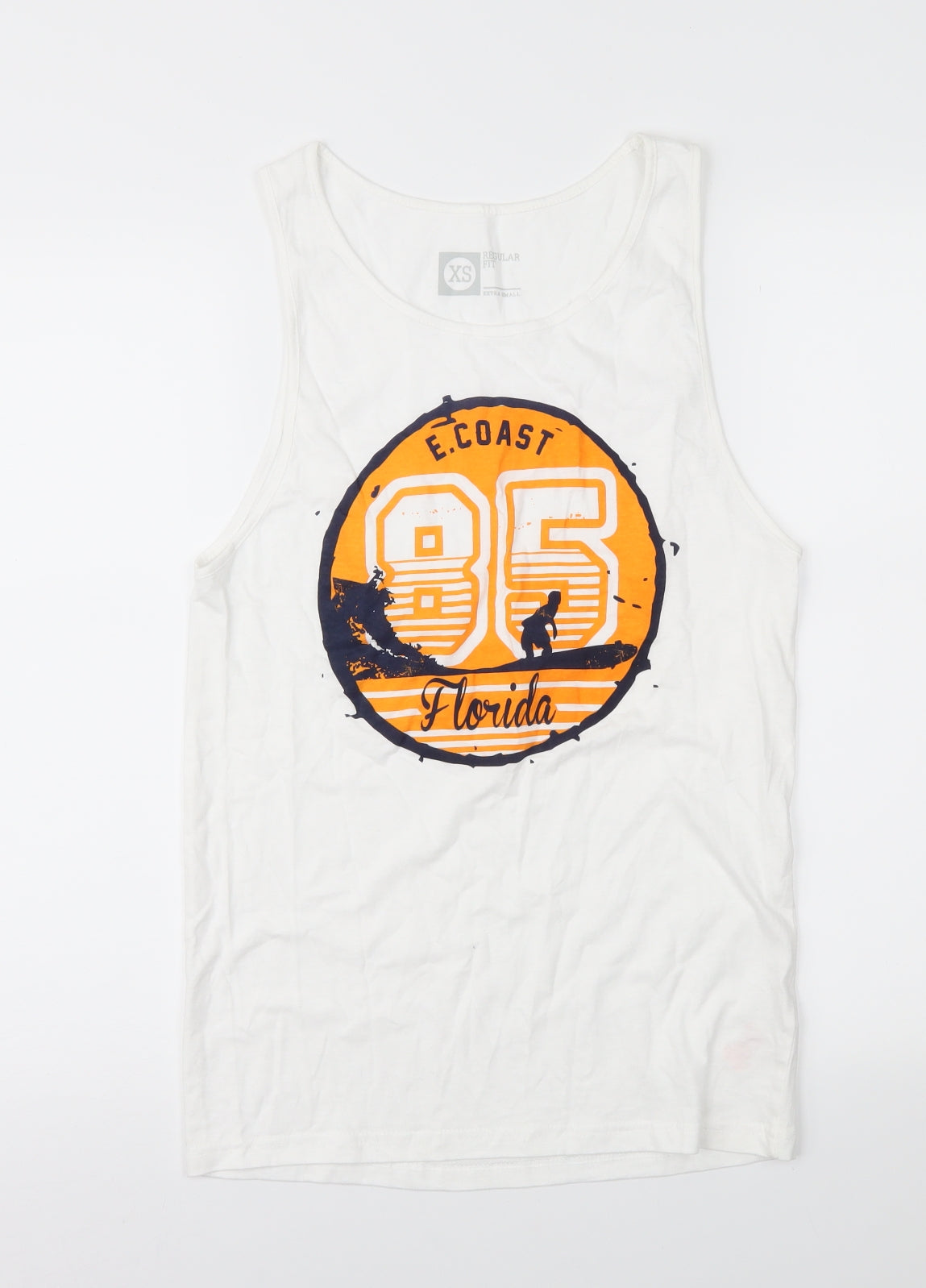 Cedar Wood State Mens White    T-Shirt Size XS