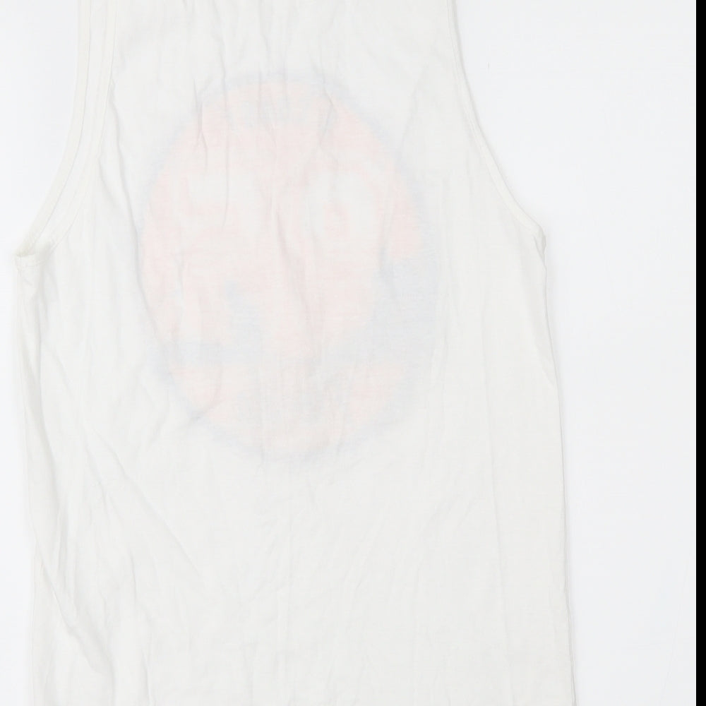 Cedar Wood State Mens White    T-Shirt Size XS
