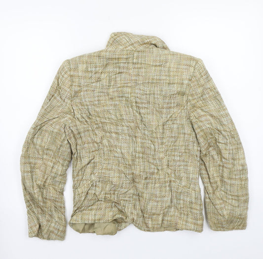 AMARANTO Womens Beige   Jacket Blazer Size 12