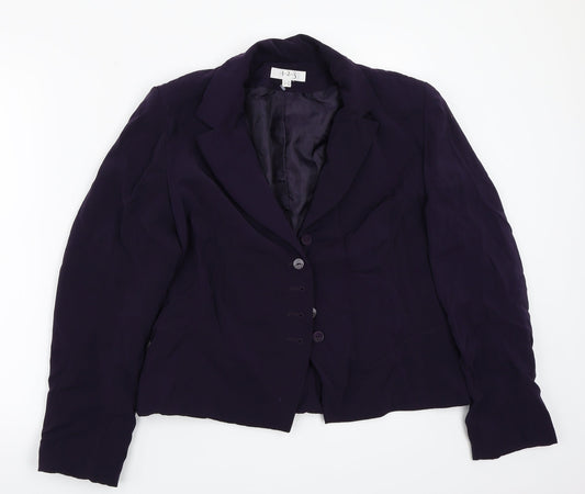 123 Womens Purple   Jacket Coat Size 46