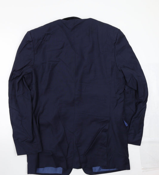 Sartorial Mens Blue   Jacket Suit Jacket Size 42
