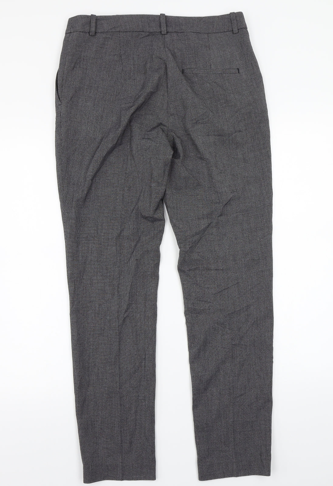 H&M Womens Grey   Trousers  Size 8 L29 in
