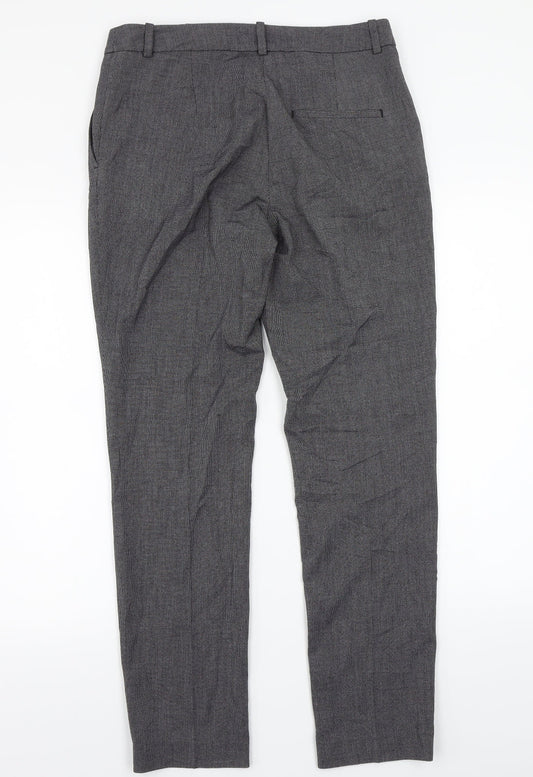 H&M Womens Grey   Trousers  Size 8 L29 in