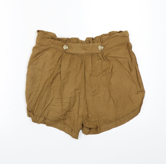 innocence Womens Brown   Cut-Off Shorts Size 8