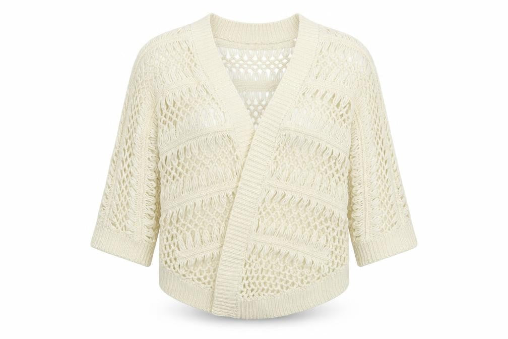 Falmer Heritage Womens White  Knit Pullover Jumper Size M