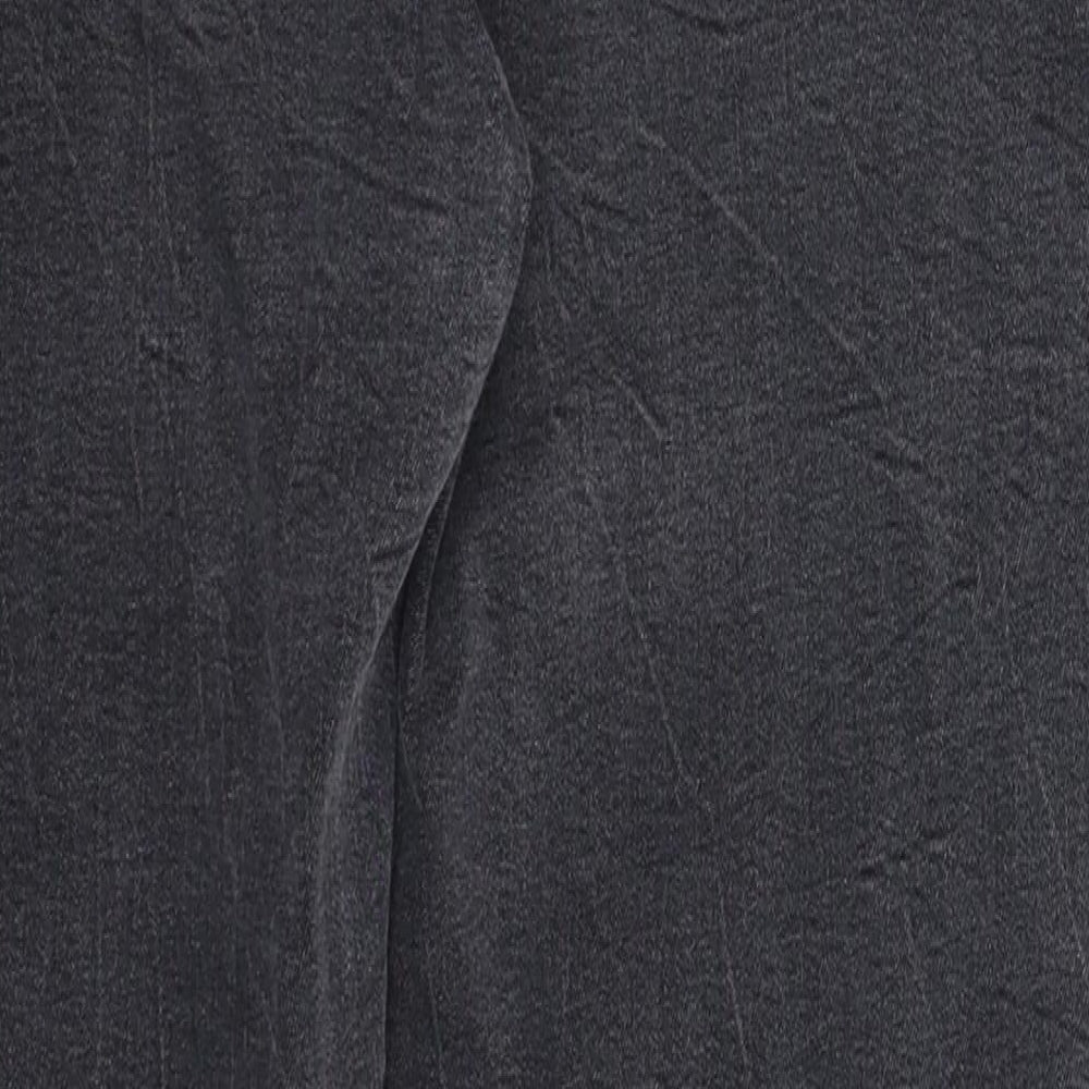 Denim & Co. Womens Grey  Denim Skinny Jeans Size 14 L24 in