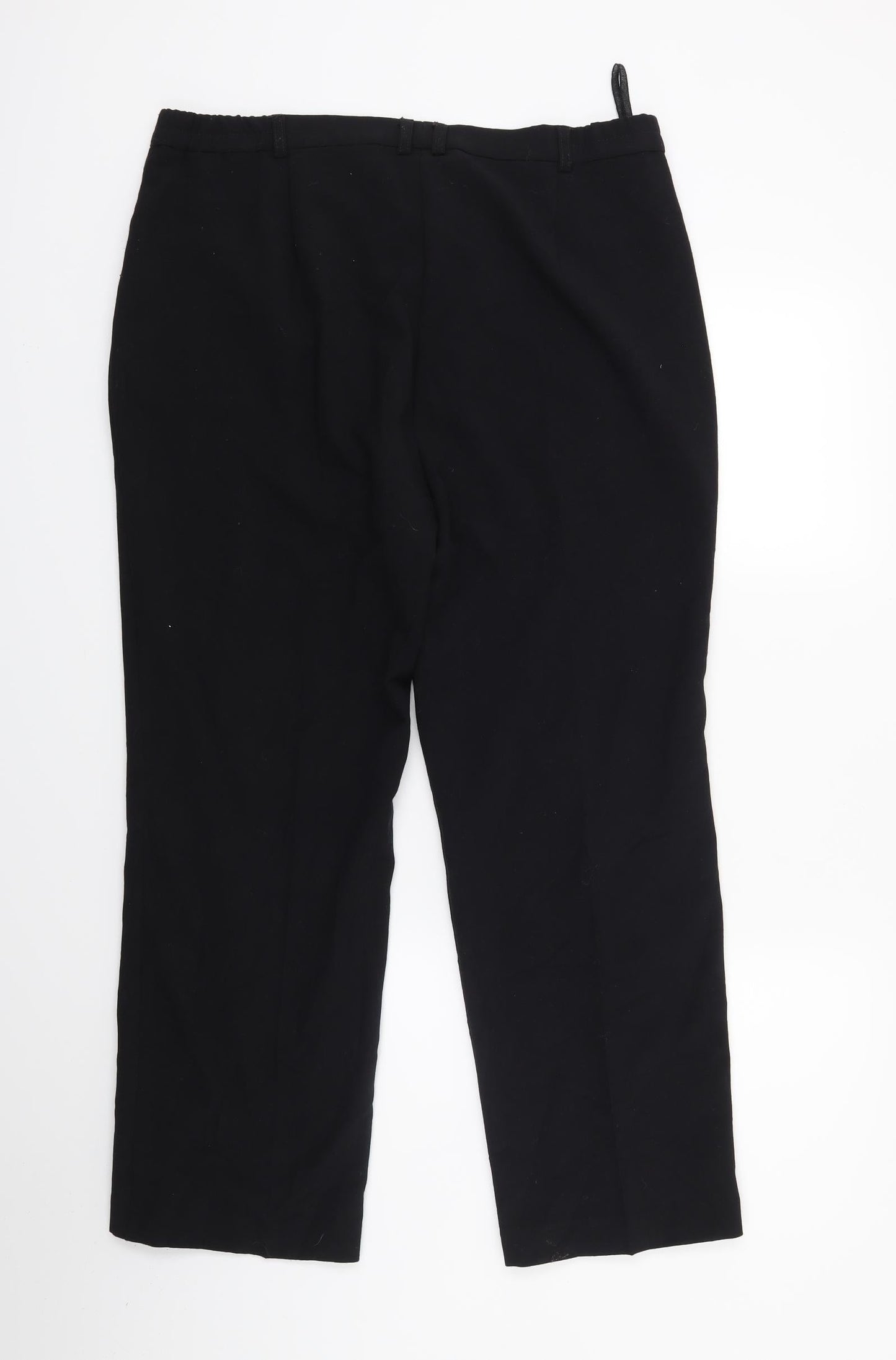 Marks and Spencer Womens Black   Trousers  Size 14 L24 in
